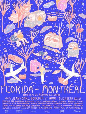 Florida-Montr&eacute;al - Canadian Movie Poster (thumbnail)