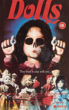 Dolls - British VHS movie cover (thumbnail)