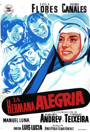 La hermana alegr&iacute;a - Spanish Movie Poster (thumbnail)