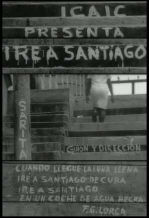 Ir&eacute; a Santiago - Cuban Movie Poster (thumbnail)