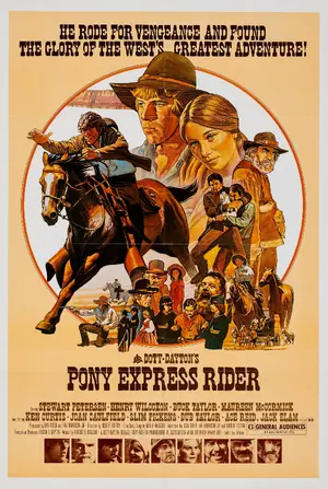 Pony Express Rider Poster