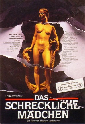 Das schreckliche M&auml;dchen - German Movie Poster (thumbnail)