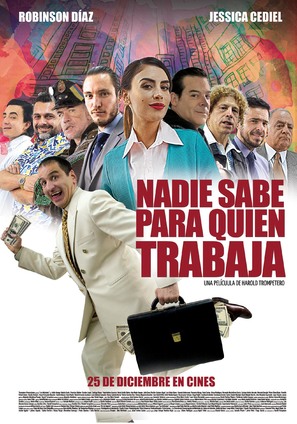Nadie Sabe para quien trabaja - Colombian Movie Poster (thumbnail)
