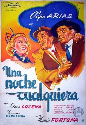 Una noche cualquiera - Argentinian Movie Poster (thumbnail)