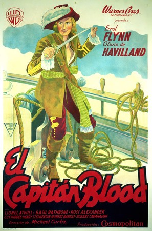 Captain Blood - Argentinian Movie Poster (thumbnail)