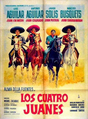 Los cuatro Juanes - Mexican Movie Poster (thumbnail)