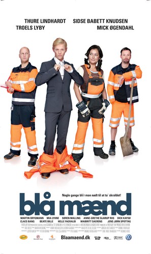 Bl&aring; m&aelig;nd - Danish Movie Poster (thumbnail)