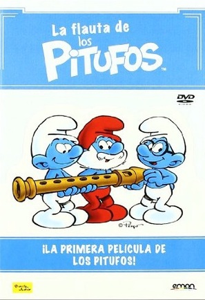 La fl&ucirc;te &agrave; six schtroumpfs - Spanish DVD movie cover (thumbnail)