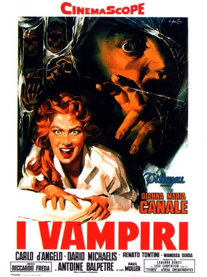 I vampiri - Italian Movie Poster (thumbnail)