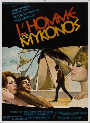 L&#039;homme de Mykonos - French Movie Poster (thumbnail)