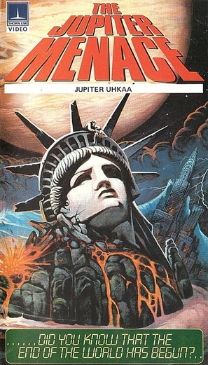The Jupiter Menace - Finnish VHS movie cover (thumbnail)