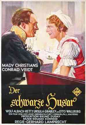 Der schwarze Husar - German Movie Poster (thumbnail)