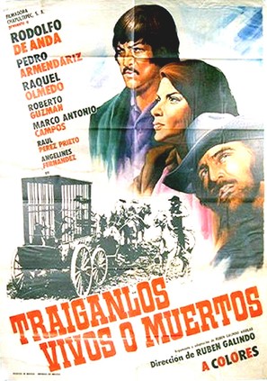 Traiganlos vivos o muertos - Mexican Movie Poster (thumbnail)