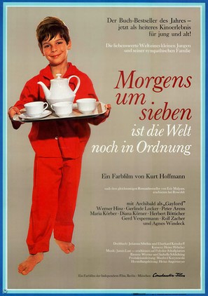Morgens um Sieben ist die Welt noch in Ordnung - German Movie Poster (thumbnail)