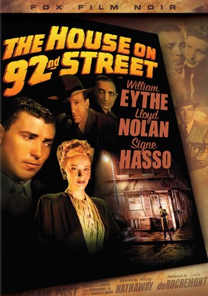 The House on 92nd Street - DVD movie cover (thumbnail)