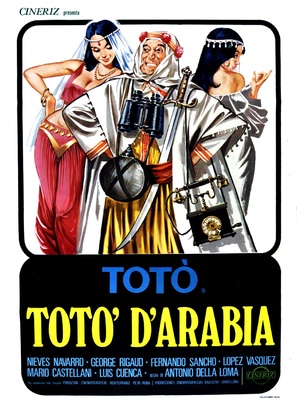 Tot&ograve; d&#039;Arabia - Italian Movie Poster (thumbnail)