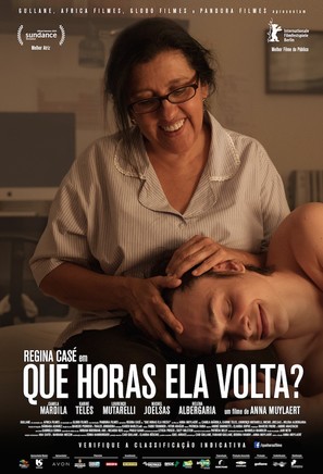 Que Horas Ela Volta? - Brazilian Movie Poster (thumbnail)
