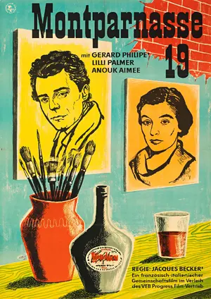 Les Amants de Montparnasse (Montparnasse 19) Poster