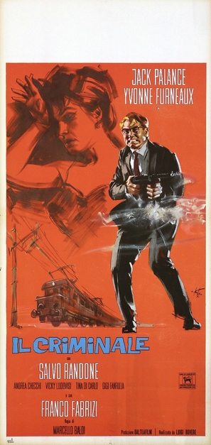 Il criminale - Italian Movie Poster (thumbnail)
