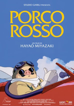 Kurenai no buta - Italian Movie Poster (thumbnail)