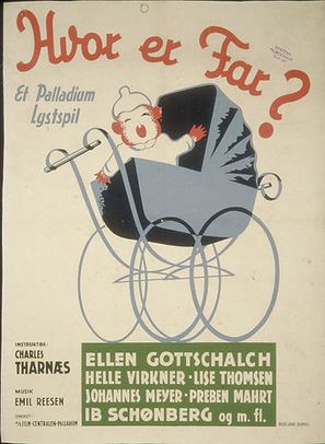 Hvor er far? - Danish Movie Poster (thumbnail)