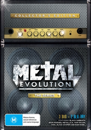 &quot;Metal Evolution&quot; - Australian DVD movie cover (thumbnail)