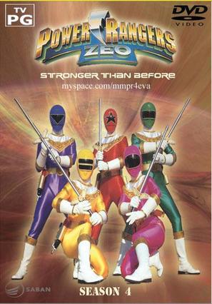 &quot;Power Rangers Zeo&quot; - DVD movie cover (thumbnail)