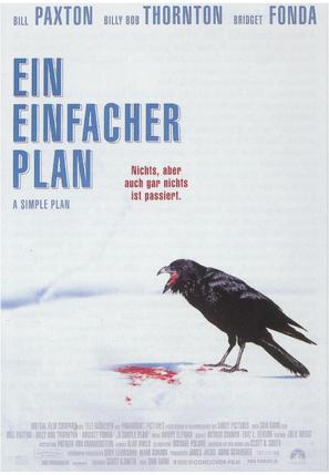 A Simple Plan - German Movie Poster (thumbnail)