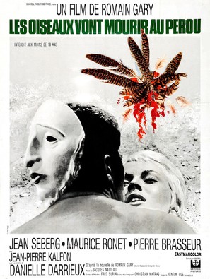 Les oiseaux vont mourir au P&eacute;rou - French Movie Poster (thumbnail)