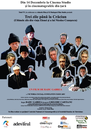 Trei zile pana la Craciun - Romanian Movie Poster (thumbnail)