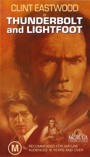 Thunderbolt And Lightfoot - Australian VHS movie cover (thumbnail)