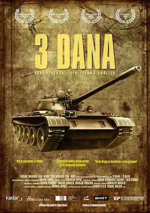 3 Dana - Bosnian Movie Poster (thumbnail)