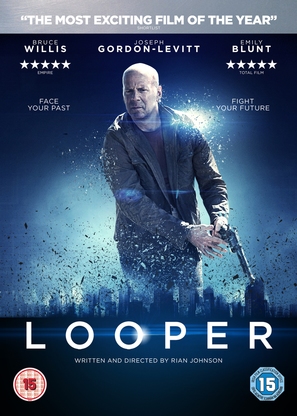 Looper - British DVD movie cover (thumbnail)