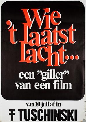 Wie het laatst lacht - Dutch Movie Poster (thumbnail)