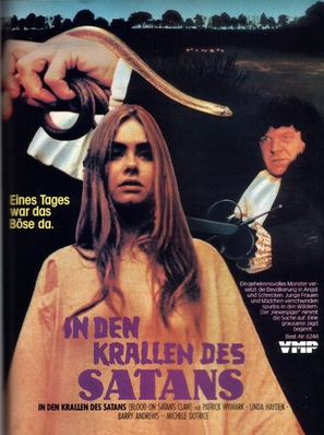 Satan&#039;s Skin - German Movie Cover (thumbnail)