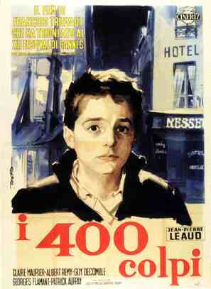 Les quatre cents coups - Italian Movie Poster (thumbnail)