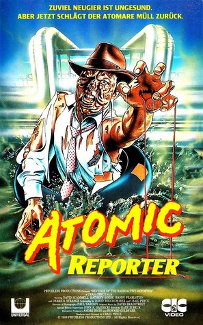 Revenge of the Radioactive Reporter - German VHS movie cover (thumbnail)