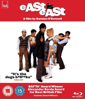 East Is East - British Blu-Ray movie cover (thumbnail)