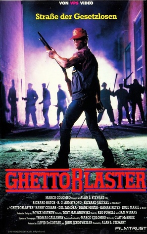 Ghetto Blaster - German VHS movie cover (thumbnail)