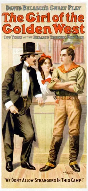 The Girl of the Golden West Poster