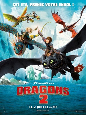 How to Train Your Dragon 2 - French Movie Poster (thumbnail)