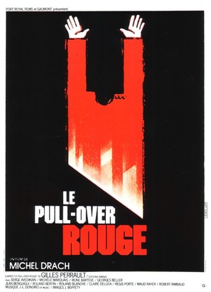 Le pull-over rouge - French Movie Poster (thumbnail)