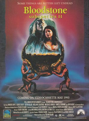 Bloodstone: Subspecies II - Video release movie poster (thumbnail)