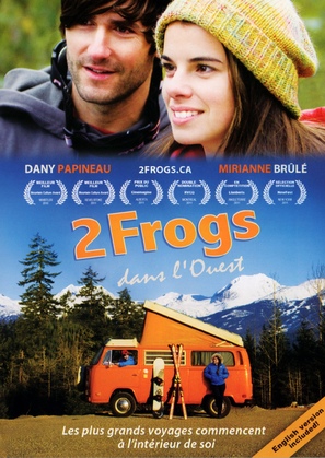2 Frogs dans l&#039;Ouest - Canadian DVD movie cover (thumbnail)
