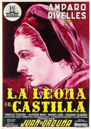 La leona de Castilla - Spanish Movie Poster (thumbnail)