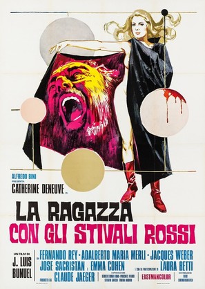 La femme aux bottes rouges - Italian Movie Poster (thumbnail)