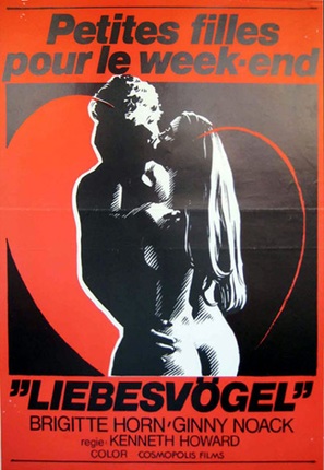 Die Liebesv&ouml;gel - K&uuml;ss mich da, wo ich es mag... - Belgian Movie Poster (thumbnail)