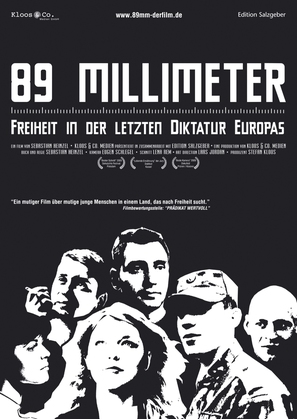 89 mm - Freiheit in der letzten Diktatur Europas - German Movie Poster (thumbnail)