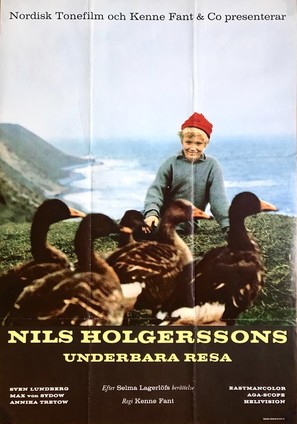 Nils Holgerssons underbara resa - Swedish Movie Poster (thumbnail)