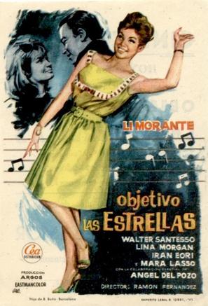 Objetivo: las estrellas - Spanish Movie Poster (thumbnail)